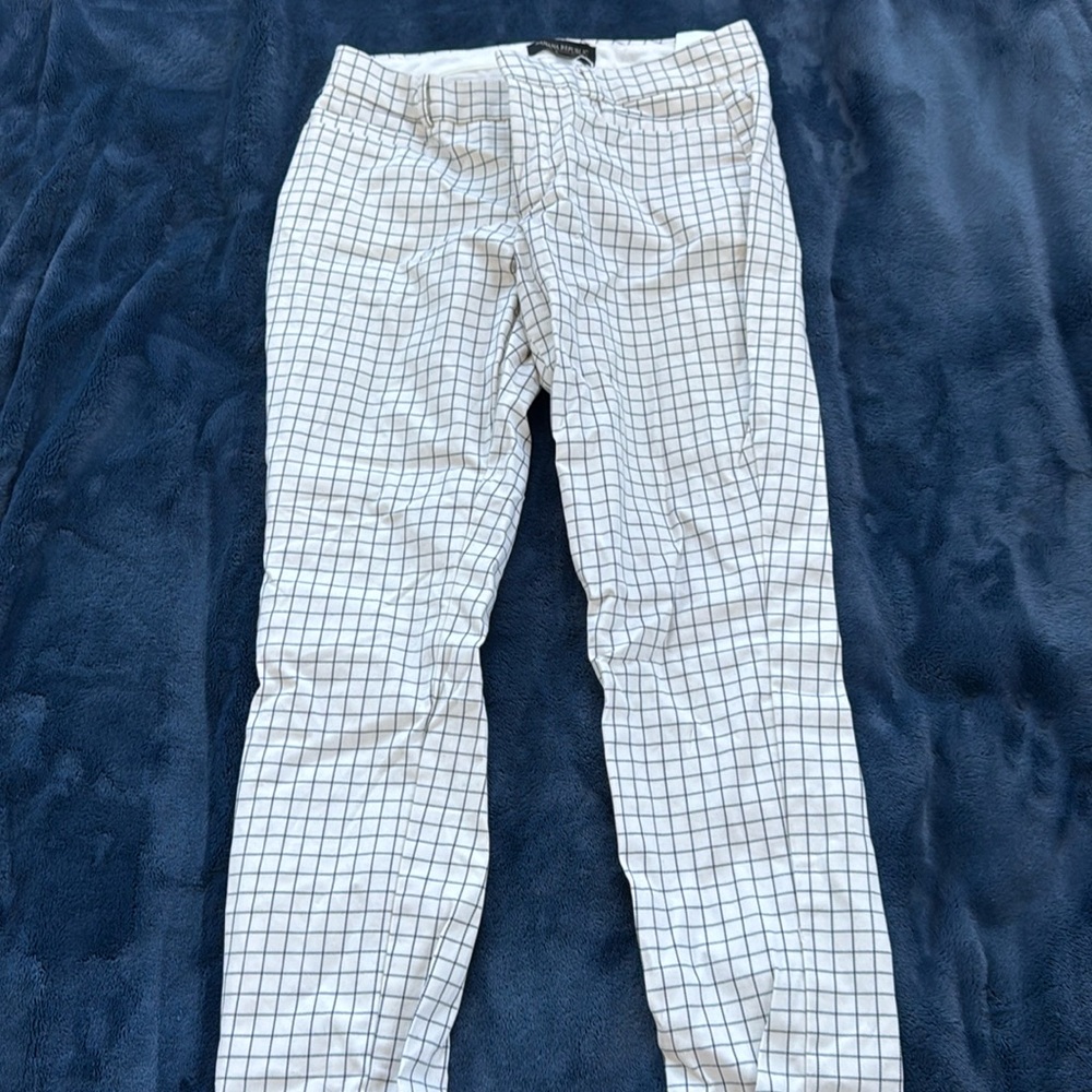 Banana Republic Patterned Sloan Curvy Pants Size 2